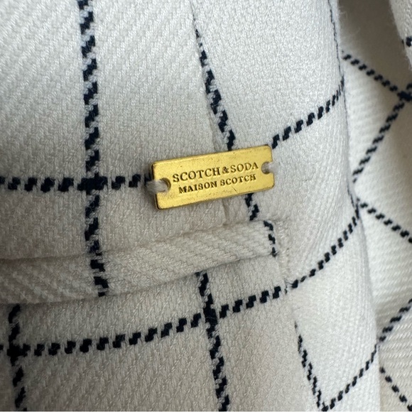 Scotch & Soda Black‎ and White Checkered Jacket - Picture 6 of 11